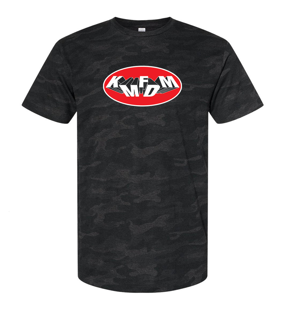 Oval Tumbling Logo Tee - Dark Storm Camo - NEW Classic!