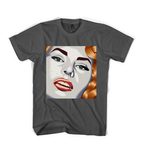 BRUTE! "Sofia" Tee - Charcoal