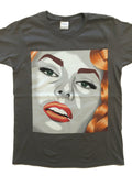 BRUTE! "Sofia" Tee - Charcoal