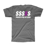 MONEY Tee - Charcoal