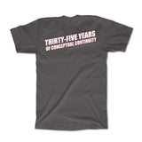 35th Anniversary Tee - Charcoal