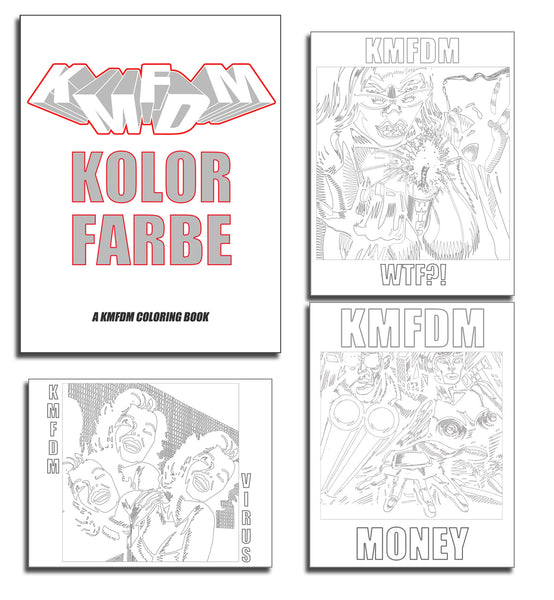 KMFDM "KOLOR / FARBE" Coloring Book