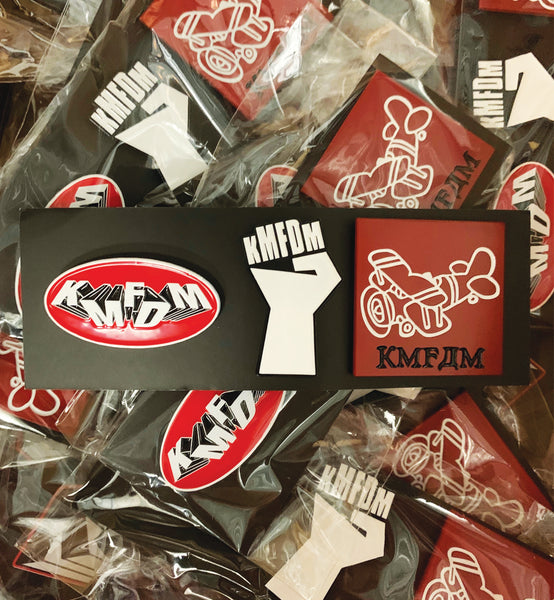 KMFDM 3-Pin Set - LIMITED!