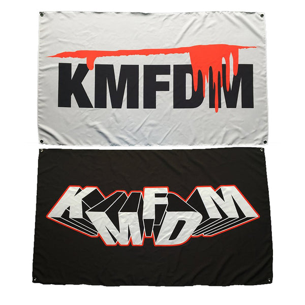 KMFDM Blood Logo Flag - Limited Stock!
