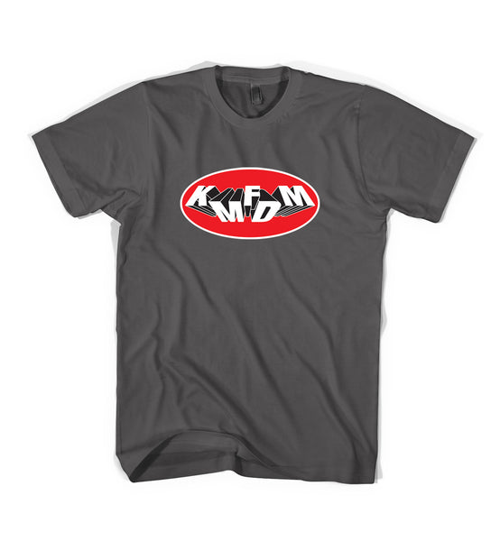 Oval Tumbling Logo Tee - CHARCOAL - NEW!