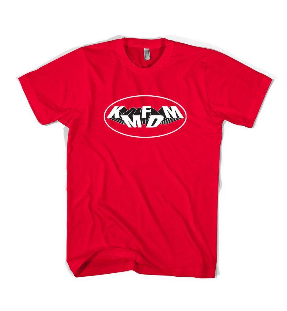 Oval Tumbling Logo Tee - RED - NEW Classic!