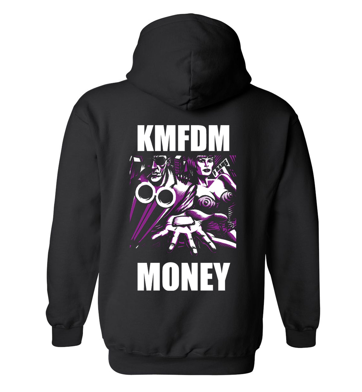 Vintage KMFDM Money Tour 1992 Double Sided Black Cotton T