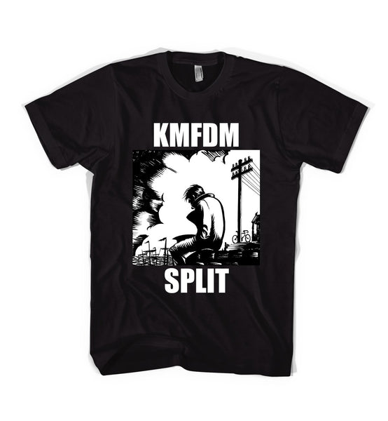 "SPLIT" Tee - Traditional Black
